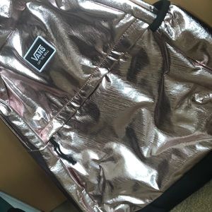 VANS rose gold BNWT school backpack.